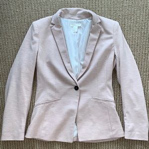 H&M blush pink blazer